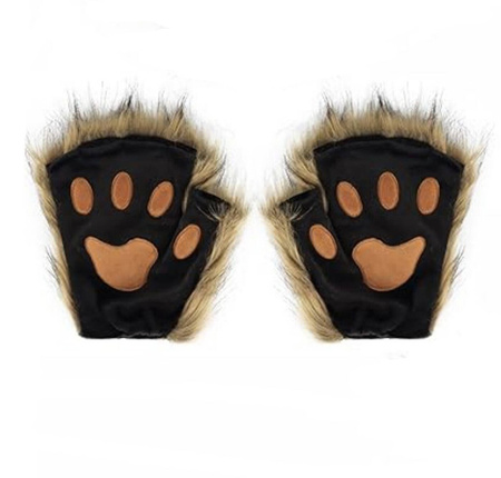 Przebranie lisa ogon pluszowa maska łapki na karnawał