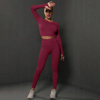 Komplet zestaw sportowy legginsy + top 