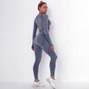 Komplet zestaw sportowy legginsy bezszwowe + top 