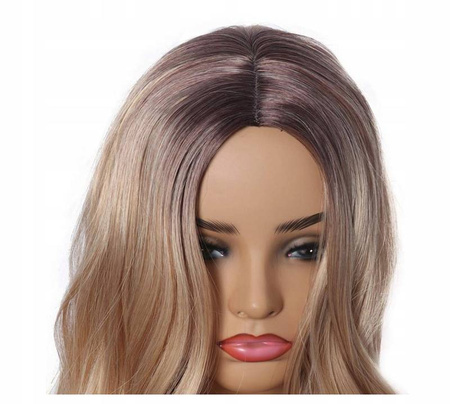 Peruka długa ombre blond fale