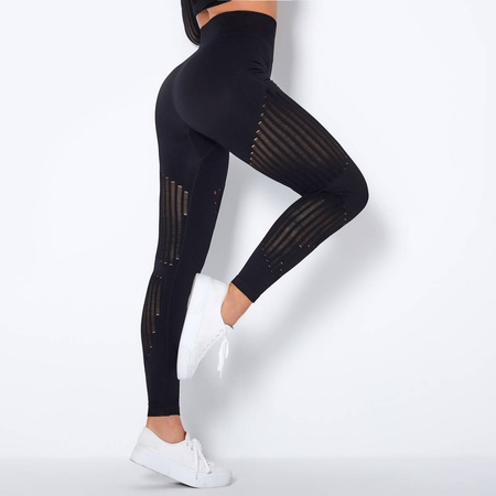 Legginsy sportowe siłownia fitness wysoki stan 