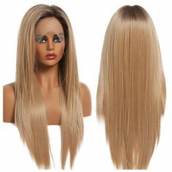 Peruka długa blond ombre lace front