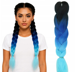 Włosy syntetyczne warkoczyki dredy ombre