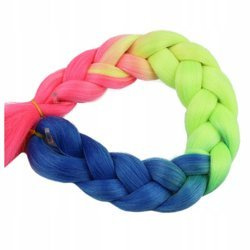 Włosy syntetyczne warkoczyki dredy ombre