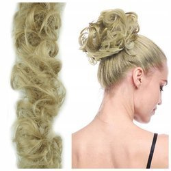 Doczepiany kucyk na gumce treska warkocz 80 cm