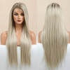 Peruka blond prosta lace front