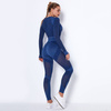 Komplet zestaw sportowy legginsy bezszwowe + top 