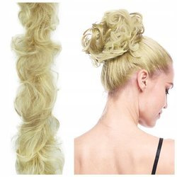 Doczepiany kucyk na gumce treska warkocz 80 cm