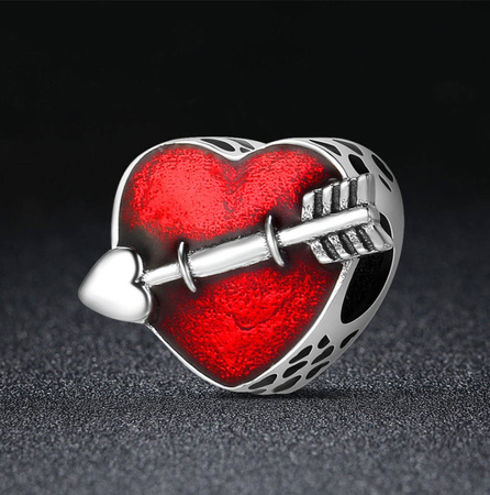 Zawieszka do bransoletki charms do pandora - strzała amora