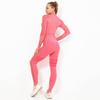 Komplet zestaw sportowy legginsy bezszwowe + top 