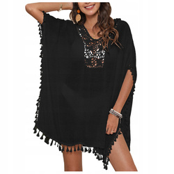 Pareo plażowe tunika boho haft