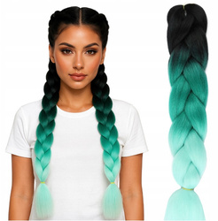 Włosy syntetyczne warkoczyki dredy ombre