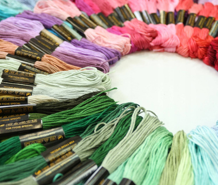 Mulina do haftowania kolorowa 200 szt