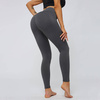 Legginsy sportowe push up wysoki stan karbowane