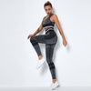 Komplet sportowy legginsy bezszwowe + top 