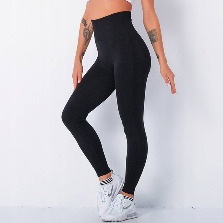 Legginsy sportowe siłownia fitness wysoki stan 