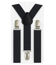 Szelki dziecięce 2,5 cm czarne