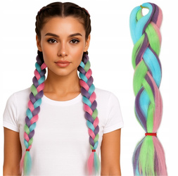 Włosy syntetyczne warkoczyki dredy ombre