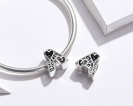 Zawieszka do bransoletki charms do pandora - litera A