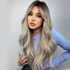 Peruka blond brąz falowana jak naturalna 