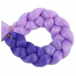 Włosy syntetyczne kolorowe dredy warkocze ombre