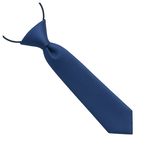 Krawat dziecięcy na gumce - atramentowy