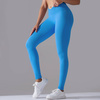 Legginsy sportowe z wysoki stanem i  marszczeniami