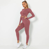 Komplet zestaw sportowy legginsy + top 