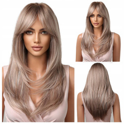 Peruka blond długa prosta ombre