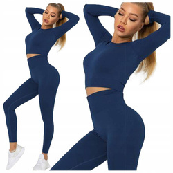 Komplet zestaw sportowy legginsy + top