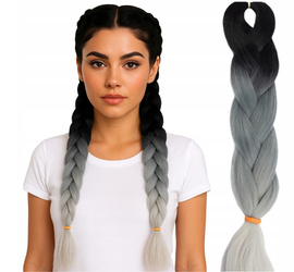 Włosy syntetyczne warkoczyki dredy ombre