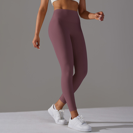 Legginsy sportowe z wysoki stanem