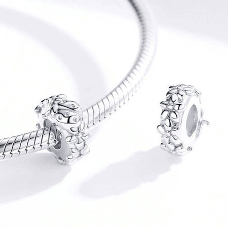 Zawieszka do bransoletki charms kwiaty