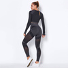 Komplet zestaw sportowy legginsy bezszwowe + top 