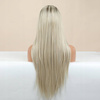 Peruka blond prosta lace front