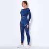 Komplet zestaw sportowy legginsy bezszwowe + top 