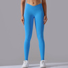 Legginsy sportowe z wysoki stanem i  marszczeniami