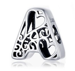 Zawieszka do bransoletki charms do pandora - litera A