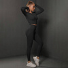 Komplet zestaw sportowy legginsy + top 
