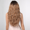 Peruka lace front długa brąz fale