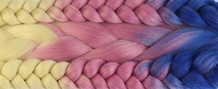 Włosy syntetyczne warkoczyki dredy ombre