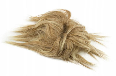 Doczepiany kok na gumce treska gęste włosy