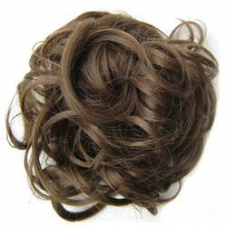 Doczepiany kok na gumce treska gęste włosy