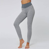 Legginsy sportowe push up wysoki stan karbowane