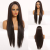 Peruka lace front długa brąz prosta