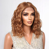 Peruka lace front brąz fale do ramion