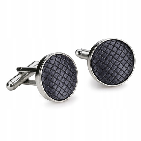 Spinki do mankietów - grafitowe