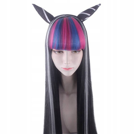 Peruka długa Ibuki Mioda Danganronpa cosplay