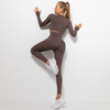 Komplet sportowy legginsy bezszwowe + top