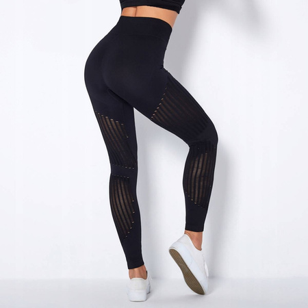 Legginsy sportowe siłownia fitness wysoki stan 